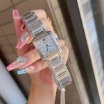 Cartier France Tank 25*20/30*25MM Women Square Watch